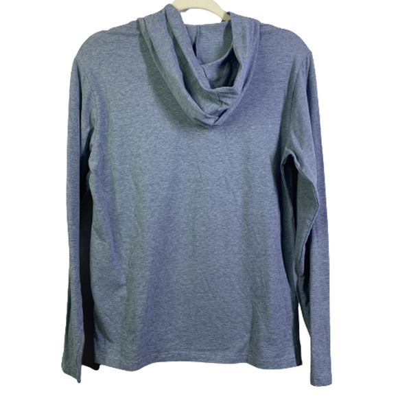 VINEYARD VINES Heather Blue Hooded Long Sleeve T-Shirt - Picture 5 of 7